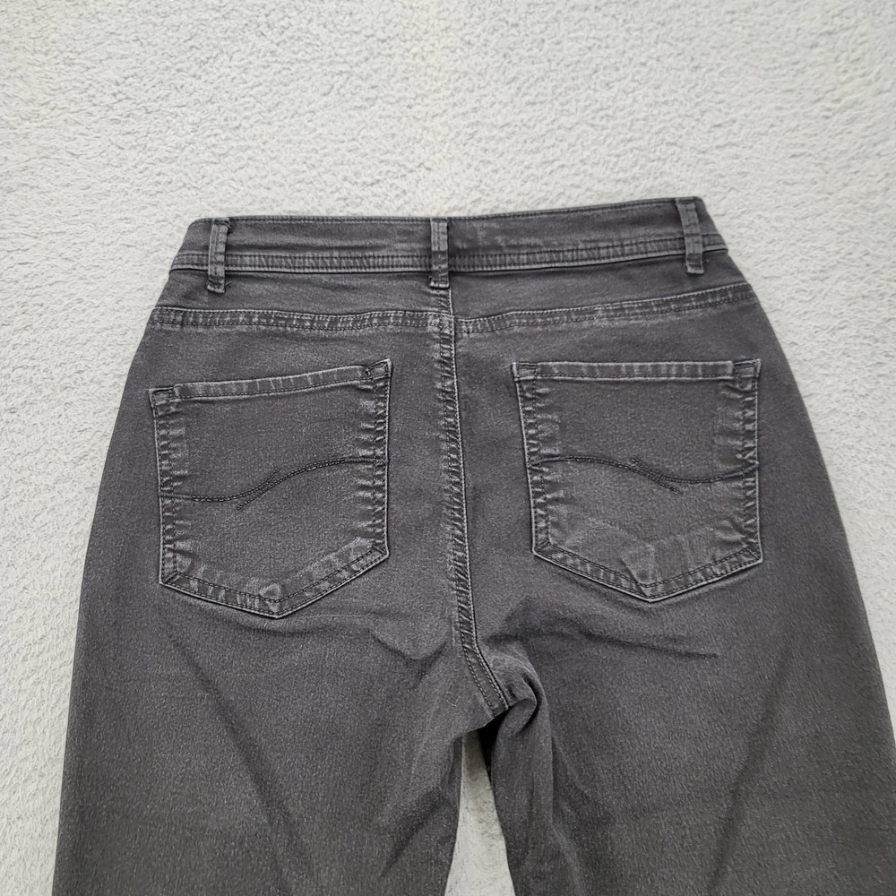 Lee Jeans Womens 6 Medium Black Denim Stretch Modern Series Midrise Fit Cropped - Picture 3 of 11